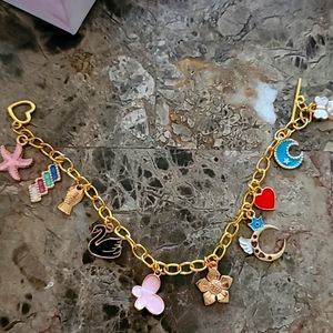 Charm bracelet (hand-crafted)